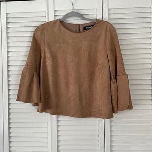 Vici faux-suede top - size small